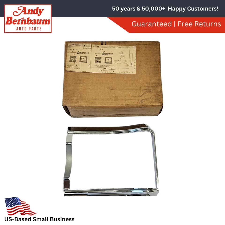 1967 Plymouth Belvedere левый со стороны водителя задний фонарь лампа хромированный ободок 2606759 новый из старых запасов - Изображение 1 из 4