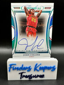 John Collins 2021-22 Panini Flawless Draft Gem Signatures ~ONE OF ONE!!