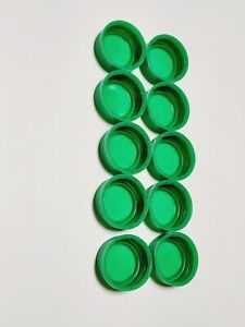 38mm Green Hdpe Tamper Milk Screw Caps 10pc