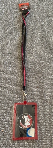Florida State Seminoles Beaded Lanyard I.D. Wallet~Card Holder~Purse~Sale!!!! Cover