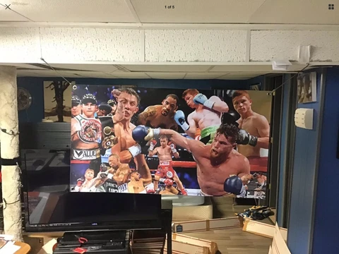 BIG! 46x27 CANELO ALVAREZ vinyl POSTER GGG Muhammad Ali  Mike Tyson Errol Spence Cover