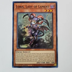 Loris, Lady of Lament - POTE-EN092 - Super Rare - NM - 1st ed - Yugioh - Picture 1 of 2