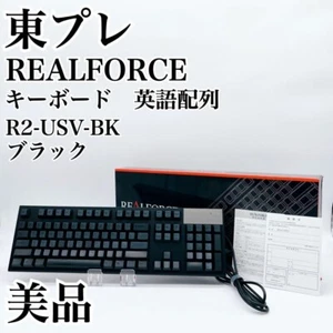 Tastiera Topre REALFORCE R2-USV-BK layout inglese nera con scatola usata - Foto 1 di 8