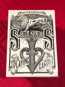 Tarjetas de juego Split Spades edición plateada de David Blaine - Imagen 1 de 2