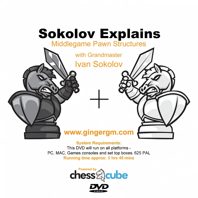 Sokolov Explains Middlegame Pawn Structures Chess DVD - Image 1 of 1