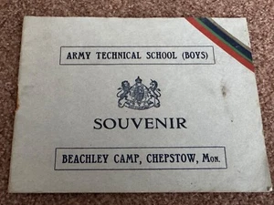 Original WW2 Army Technical School Souvenir Book - Beachley Camp Chepstow - 24pg - Picture 1 of 12