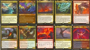 Custom Dragon Tribal Commander EDH Deck - Tiamat Five Color - MTG Magic - Picture 1 of 7