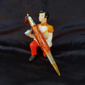 Handmade DIVA Orange Topaz Glitter Swarovski Crystal Ballpoint Pen Great Gift! - Picture 1 of 7