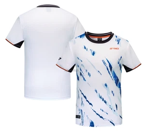 Camisetas de bádminton para hombre YONEX 25F/W camiseta de entrenamiento deportivo blanca nueva con etiquetas 253TS023M - Imagen 1 de 7