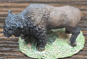 2" Buffalo Wild Animal Figurine Spirit Strength Resin - Picture 1 of 10