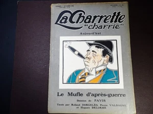 La Charrette Charrie-The Cart-1, September 1922, No.6 French Satirical Magazine. - Picture 1 of 8