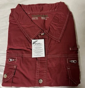 Camisa manga corta Boulder Creek Trading Co para hombre 5X alta 100 % algodón - Imagen 1 de 9