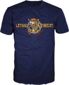 LETHAL THREAT LT20896-4XL Skool of Hard Knocks T-Shirt - Blue - 4XL - Picture 1 of 3
