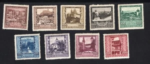 Austria 1923 set of stamps Mi# 433-41 MH CV=132$ - Picture 1 of 2