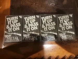 Turn It Up And Pass It On Volume 3, 4, 5, 6 Metal Sampler Cassette Sealed Promo - Picture 1 of 9
