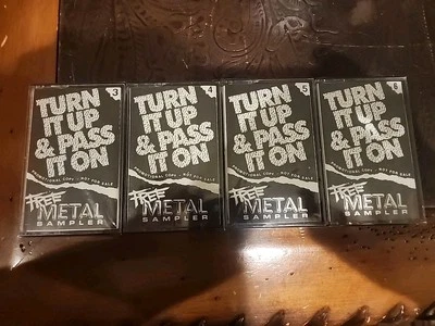 Turn It Up And Pass It On Volume 3, 4, 5, 6 Metal Sampler Cassette Sealed Promo - Image 1 of 4
