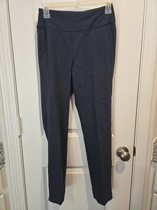 Martha Stewart Navy Blue Pull On Pants with Step Hem Size 2 - Picture 1 of 7