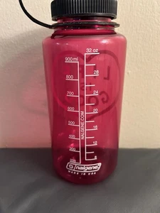 Nalgene Trinkflasche Life Is Good Logo 32oz Wide Mouth Rot - Bild 1 von 6