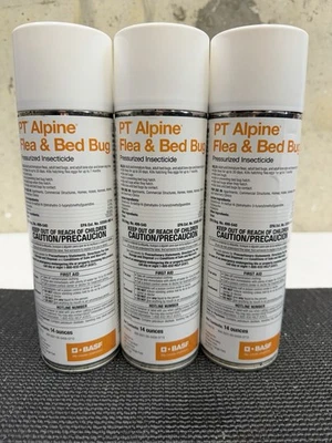 Aerosol insecticida para pulgas y chinches PT Alpine 14 oz Foto 1 de 3