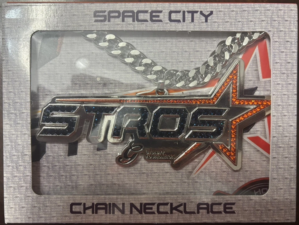 HOUSTON ASTROS CITY CONNECT JEWELRY CHAIN SGA STROS NEW LOGO NECKLACE LIMITED - Image 1 of 2