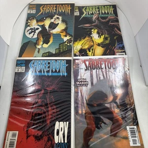 SABRETOOTH Comic Book Lot Of 4 Marvel - Picture 1 of 6