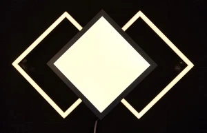LED Wand- und Deckenleuchte, dimmbar, warmweiß, neuwertig - Bild 1 von 7