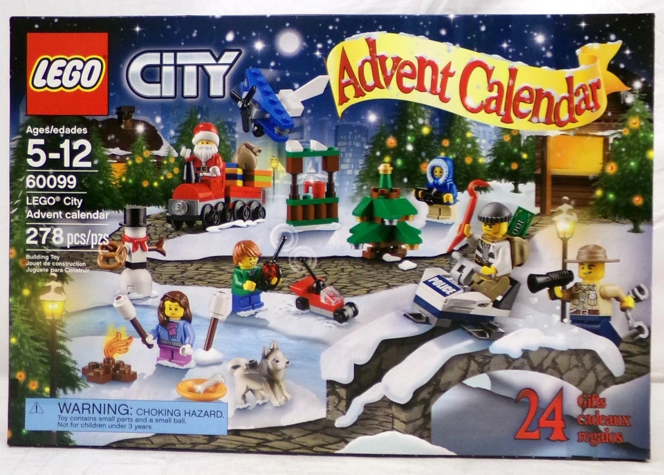 2015 LEGO City Holiday 60099 Christmas Advent Calendar Set New Sealed - Image 1 of 4