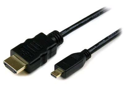 0.9m HDMI to Micro HDMI 1.4 Male Adapter Convertor 1080p Cable Lead - Image 1 of 2