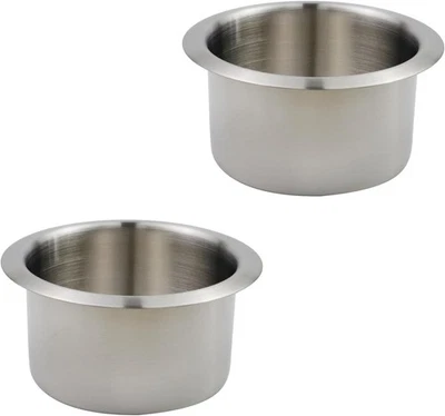 2pcs Stainless Steel Cup Holder Recliner Handles Replacement Cup Holder for - Image 1 of 4