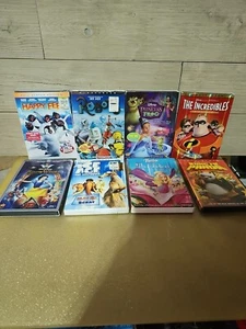 Kids Movie Lot Dvd Slip Covers Disney Pixar Barbie - Picture 1 of 9