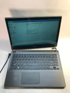 Acer Aspire V5-473P 15" Ultrabook Intel Core i5-4200U-BROKEN HINGE- MZ - Picture 1 of 7