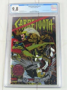 Diente de sable especial #1 CGC 9,8 WP 1995 3951778010 en la zona roja cromo - Imagen 1 de 4