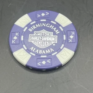 Harley Davidson Birmingham Alabama Riders Dealer Poker Chip - Bild 1 von 2
