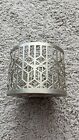 yankee candle golden Metal cut outs Candle holder Votive