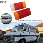 *2Pcs/Pair LH RH Rear Tail Light Lenes Cover Plastic Tail Light Housing Fit For
