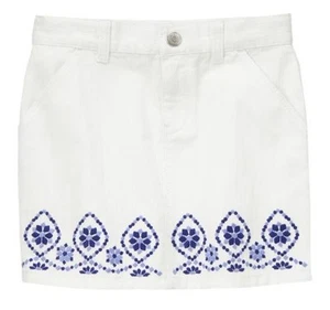 Falda vaquera bordada Gymboree Sparkle Safari talla 6 precio de venta sugerido por el fabricante $30 nueva con etiquetas - Imagen 1 de 1