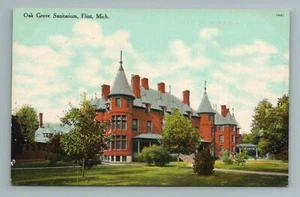 Oak Grove Sanitarium Flint Michigan Vintage Postcard - Picture 1 of 2