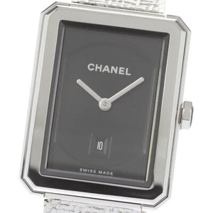 CHANEL boy friend H4878 Date black Dial Quartz Boy's Watch_821619 - Picture 1 of 7