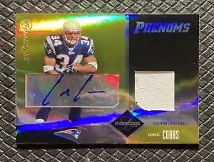 CEDRIC COBBS 2004 Leaf Limited GOLD Rookie Patch Auto 10/10 = 1/1 Patriots RC - Picture 1 of 2