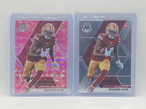 Brandon Aiyuk 2020 Mosaic Football Camo Pink + base Prizm Rookie Cards RCs #210 - Picture 1 of 2