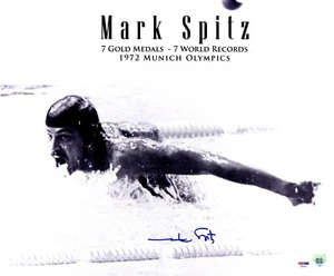Mark Spitz Signed Autographed Swimming 16x20 inch Photo 1972 Olympics * PSA/DNA - Picture 1 of 2