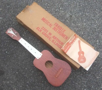 rare 50s-60s vintage KAY Soprano Ukulele USA with original box and book! LOOK! - Image 1 of 4