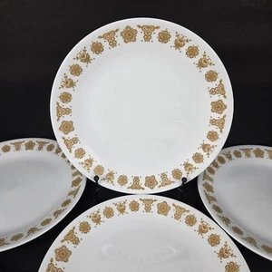 Corelle Butterfly Gold Vintage Salad Plates 1970s Iconic Corning Design Set Of 6 - Picture 1 of 7