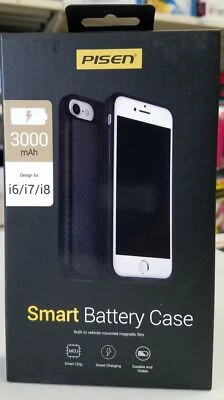 Pisen Smart Battery Case for iPhone 6, iPhone 7, iPhone 8 4000mAh Model TS-D224  Foto 1 de 2
