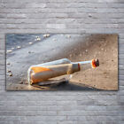 Canvas print Wall art on 120x60 Image Picture Message in a Bottle Art