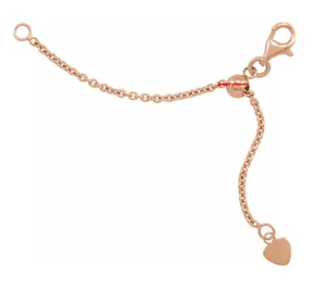3" 14k 1.5mm AJUSTABLE Cable Oro Rosa Broche Langosta Collar Extensor de Cadena - Imagen 1 de 5