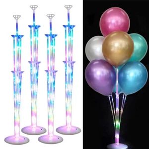 Balloon Arch Set Column Stand Base Frame Kit Birthday Wedding Party Decor Light - Picture 1 of 9