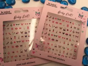 2x LE MINI MACARON Baby Bambola Mini Adesivi (2 Fogli Totale) - NUOVI, SPEDIZIONE GRATUITA - Foto 1 di 6