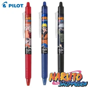 EDIZIONE LIMITATA NARUTO SHIPPUDEN PILOT FriXion© 3x PENNE A SFERA CLICK GRATIS UK P&P - Foto 1 di 1