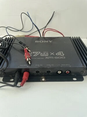 Sony XM-600 Car Auto Amplifier - Immagine 1 di 4